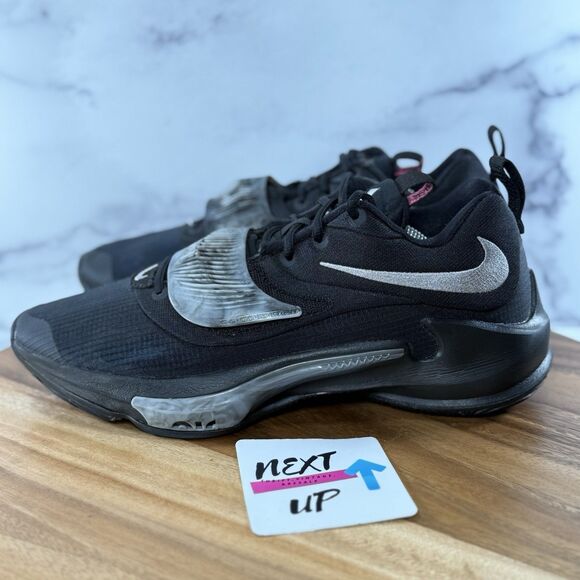 Men's Size 11-Nike Zoom Freak 3 Black Basketball Shoes DA0694-002 NO INSOLES - Picture 1 of 10